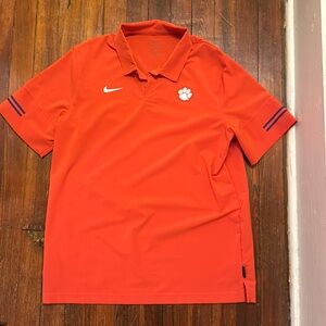 Official Clemson Nike Dry Fit Polo - L